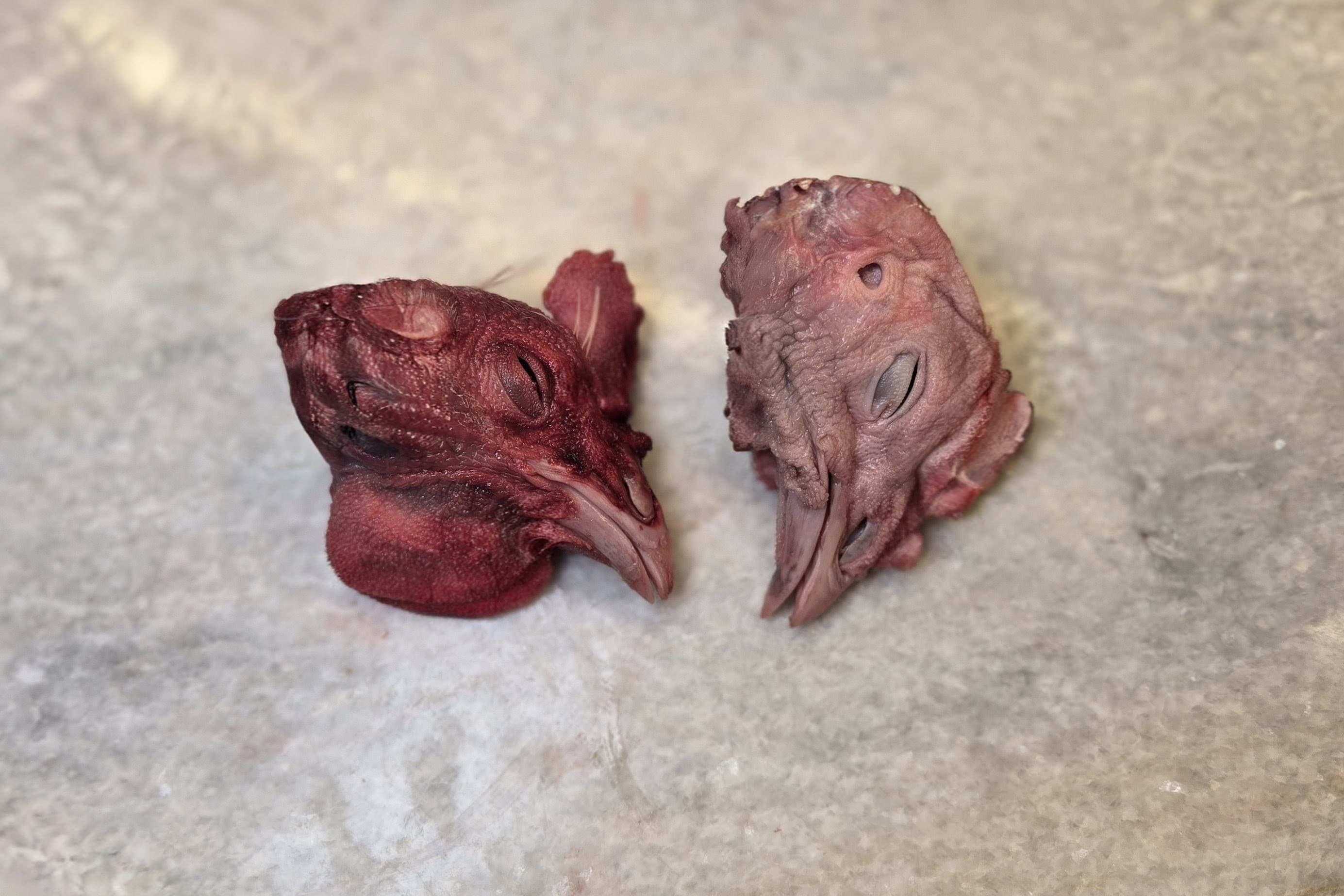 Poulet de Bresse Chicken Heads
